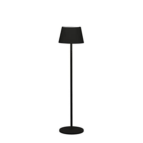 KONSTSMIDE Pomezia 7824-750 Staande lamp met accu, zwart, voor binnen en buiten, regenbestendig, 11 lichtkleuren