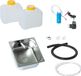 230V Bobinekit voor kampeergebruik, wastafel, 354x325x150, geschikt voor campers en caravans, type T5 en T6