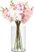 Giftdecor Bloemenvaas - helder acrylglas - D15 x H25 cm - cilinder - boeketvaas - 4 liter