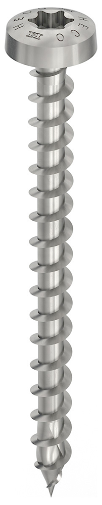 HECO TOPIX-Plus spaanplaatschroef 3x20mm cilinderkop RVS voldraad T10 (200 stuks)