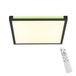 LeuchtenDirekt Panneau LED Noir 45x45cm 28W 1400lm RGB CCT 2700-6500K Dimmable avec télécommande