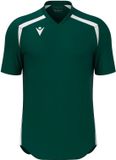 Macron Jersey Wyrm Fles vert/blanc Manches courtes Rayé Polyester Hommes XXXS Printemps/Été 2025 Football