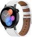 Strap-it Huawei Watch GT 3 42mm bracelet cuir - blanc
