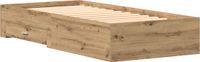 vidaXL Bedframe met lade Artisan Eiken 90 x 200 cm Bewerkt hout