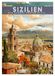 Sizilien Calvendo Sizilien - Old School Poster Style (Wandkalender 2027 DIN A3 hoch)