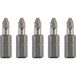 kwb 5 x bits 25 mm basic gebruik (1/4'', ISO 1173, C 6.3) PZ 1
