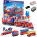 Mould King locomotive à vapeur télécommandée avec wagons, env. 1502 pièces – train RC en briques de construction, application et télécommande 2,4 GHz