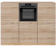 Vicco R-Line Keukenblok – 180 cm zonder werkblad Sonoma/Goudkraft eik