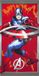 Marvel Avengers Captain America Serviette de plage - 140 x 70 cm - Rouge - Microfibre