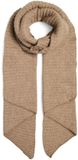 Pieces Pyron Structured Long Sjaal Dames Bruin