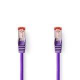 Nedis CCGL85221VT10 Netwerkkabel Violet 1 m Cat6 S/FTP Rond