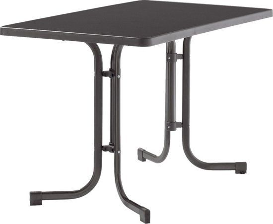 Brafab Mecalit Tuintafel - 115x70 cm - Grijs