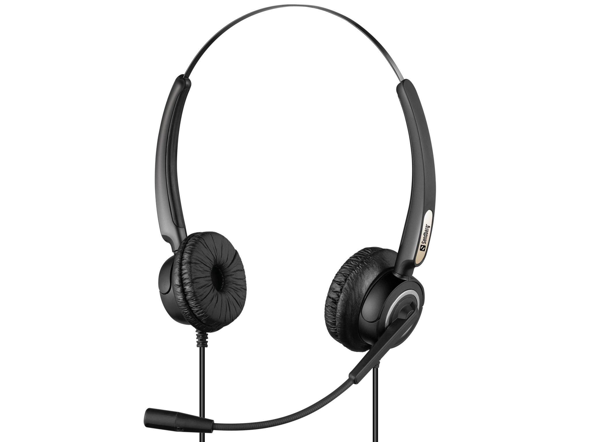 Sandberg USB Office Headset Pro Stereo - Black - Wired