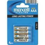 Maxell Battery Alkaline LR-03 AAA 4-Pack