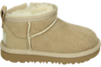 UGG - Kids Classic Ultra Mini Sand - Beige - Leer - Maat 28.5