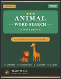 Animal Word Search Puzzle Book - Volume 3: Wild Animals and Safari