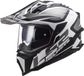 LS2 MX701 Explorer Alter Matt Zwart Wit ECE 22.06 Adventure Helm - Helm