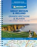 Michelin Great Britain & Ireland Main Roads Atlas (A4-Spiral, English-French) 2025