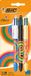 BIC 4 Couleurs Retro Vibes Stylo à Bille - Stylo à 4 Couleurs - Pointe Moyenne 1,0 mm - 3 Pièces