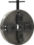 vidaXL Houtklauwplaat - 4 bekken - M33 verbinding - 150x63 mm - Staal - Zwart