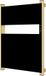 Quality Heating Radiateur électrique Maverick 90Watt noir-or