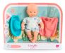 Corolle Poppen set "Mini Badpoppe", 20 cm, geschikt vanaf 18 maanden, met badjas en speelboot