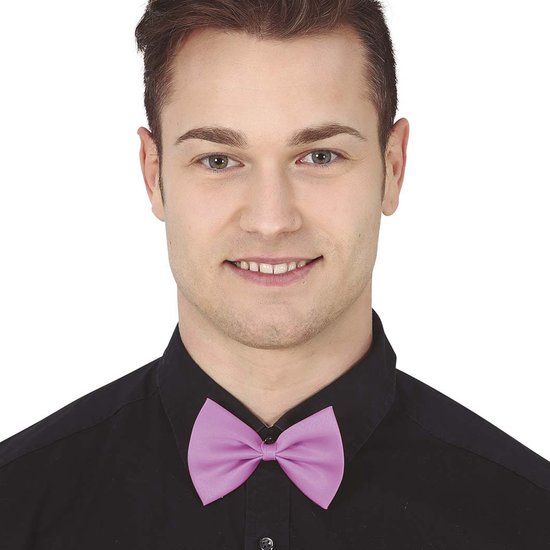 Guirca Vlinderstrikje - Roze - Polyester - Unisex - Volwassenen