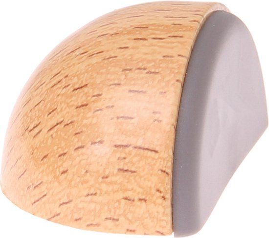 Protect-it Deurstopper/deurbuffer Moon - 1x - D45mm - beuken look