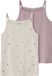 NAME IT - NKFSTRAP TOP 2P PEYOTE HEARTS NOOS - Filles - Débardeurs