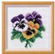 Orchidea Kit de broderie - Pré-imprimé - Violettes