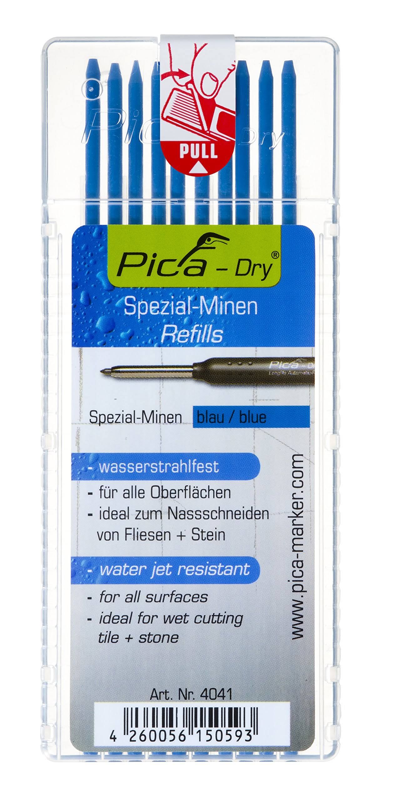 Pica 4041 Dry Navulling - Blauw (10st)