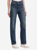 LEVI'S ® Jeans 'Ribcage Straight Ankle' donkerblauw