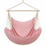 AMANKA XXL Hangstoel voor 2 Personen - 185x130 cm - Katoen - Rose - Max. 150 kg