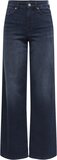 ONLY ONLMADISON BLUSH HW WIDE DOT632 DNM - Blue Black Denim - W30 X L34