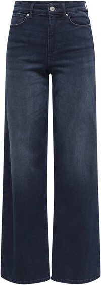 ONLY ONLMADISON BLUSH HW WIDE DOT632 DNM - Blue Black Denim - W30 X L34