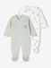 Vertbaudet 2-delige babyset in fluweel/velours