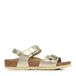 BIRKENSTOCK Rio AS Kids BF Electric Metallic Gold Platte Sandalen