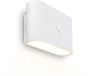Briloner Chet – LED Wandlamp oplaadbaar – zonder stroom & boren – met bewegingssensor – warm wit licht – met kleefpad – wit – 16 x 9,5 x 6,5 cm