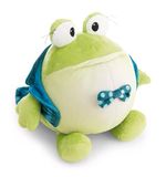 NICI Knuffeldier kikker Frowin met kostuum, 28 cm, groen