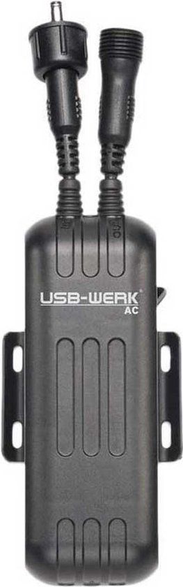 Busch & Müller USB Werk AC fietsverlichting zwart
