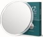 Miroir grossissant avec ventouses - Miroir de maquillage - Vue détaillée - Miroir en verre véritable - 9 pouces de diamètre