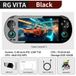 RG VITA Console de jeu portable - Écran tactile IPS de 13,9 cm - Android 12 - 5000 mAh - Carte mémoire de 128 Go avec 4000 jeux - Wi-Fi 5 / Bluetooth 5.0 - Noir