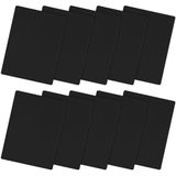 Euqvunn Nylon Reparatiepatch, 10 Stuks Zelfklevende Tentreparatiepatch (20 cm X 15 cm), Zware Nylon, Waterbestendig, Stoffen Reparatietape Voor Tenten, Jassen, Rugzakken(zwart)