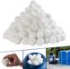 AREBOS Boules filtrantes Boules de filtre Filtre à sable 700gr remplace 25 kg Sable de filtre Blanc