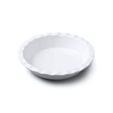 WM Bartleet & Sons 1750 T295 Crinkle Rim Pie Schotel, Wit, 20cm