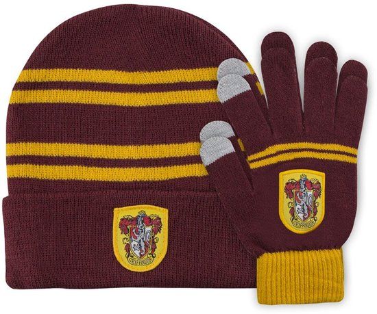 Cinereplicas Harry Potter - Gryffindor Child's Hat & Mittens Set