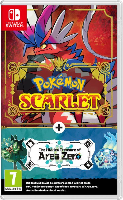 Pokémon Scarlet Bundle - The Hidden Treasure of Area Zero DLC - Nintendo Switch