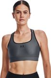 Under Armour UA HeatGear Mid Padless Dames Sportbeha - Grijs