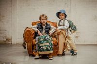 Pick & Pack Happy Jungle Rugzak, uniseks, Groen, informeel