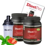 DieetPro Aardbei STEVIA plus Gratis Shaker